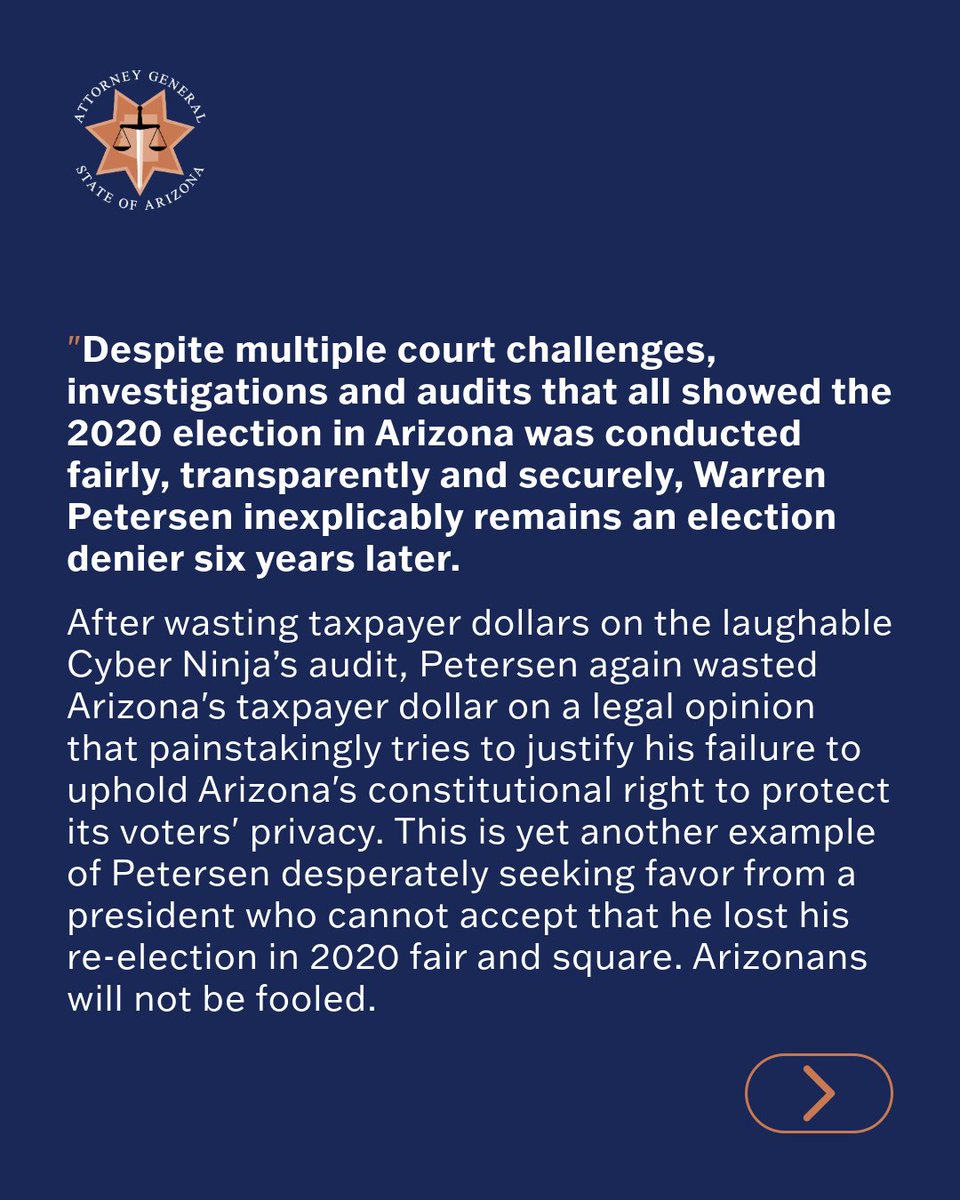 AZ Attorney General Kris Mayes tweet media
