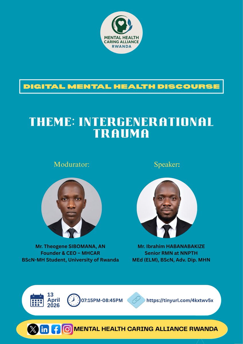 Mental Health Caring Alliance Rwanda (MHCAR) tweet media