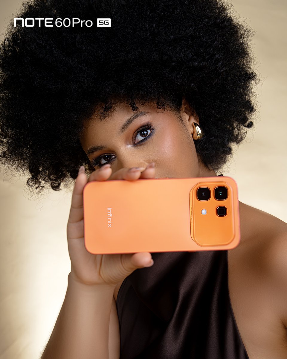 InfinixNigeria's tweet photo. A device that fits your look like @shine_rosman and keeps up with your day - That is the standard!
Does yours match this level?
#InfinixNote60Pro #InfinixNote60Series #TakeNoteDoMore #ReadySteadyExplore https://t.co/UPgELGjIcu