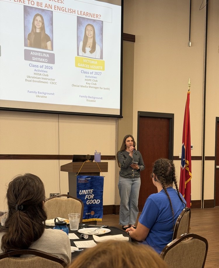 clevecityschool's tweet image. A special day at the Rotary Club of Cleveland. 🎉

Mrs. Christy Duncan shared the heart behind her work, and our students shared their stories in the ESL program. So proud of them! 🌟👏

#BuildingChampions #BuildingCommunity #ChooseCleveland