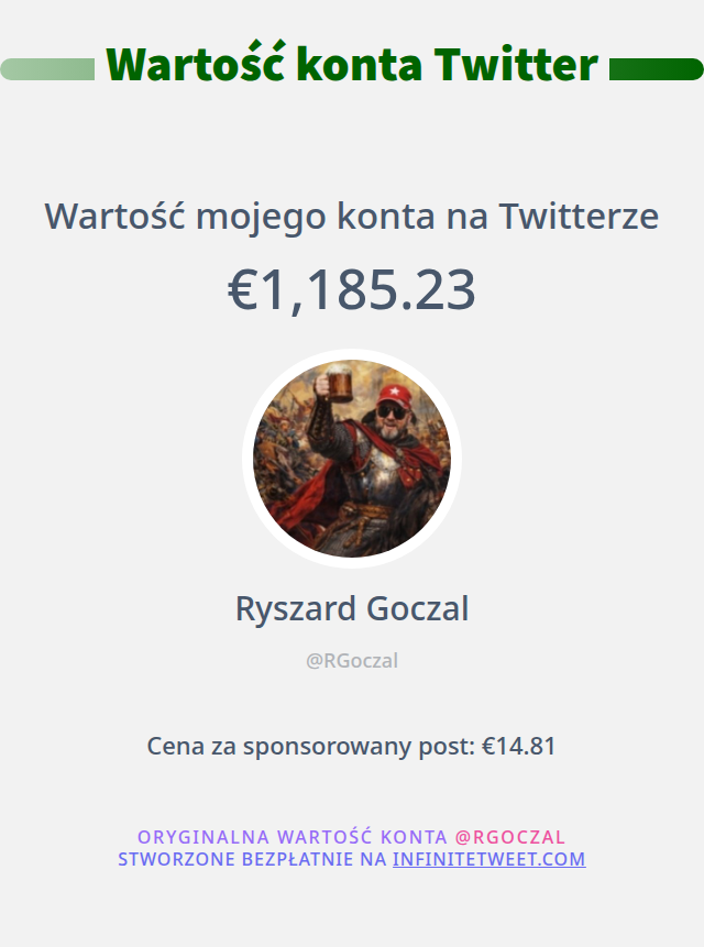 Ryszard Goczal tweet media