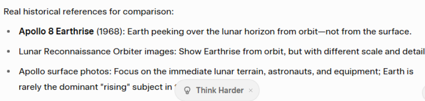 a_leandro08's tweet photo. @Seahag127 @NASA your AI thinks the apollo 8 mission was the last time we orbited the moon. artemis 2 seems to be too new. have some common sense and read what you post https://t.co/2T0EnEcm3D