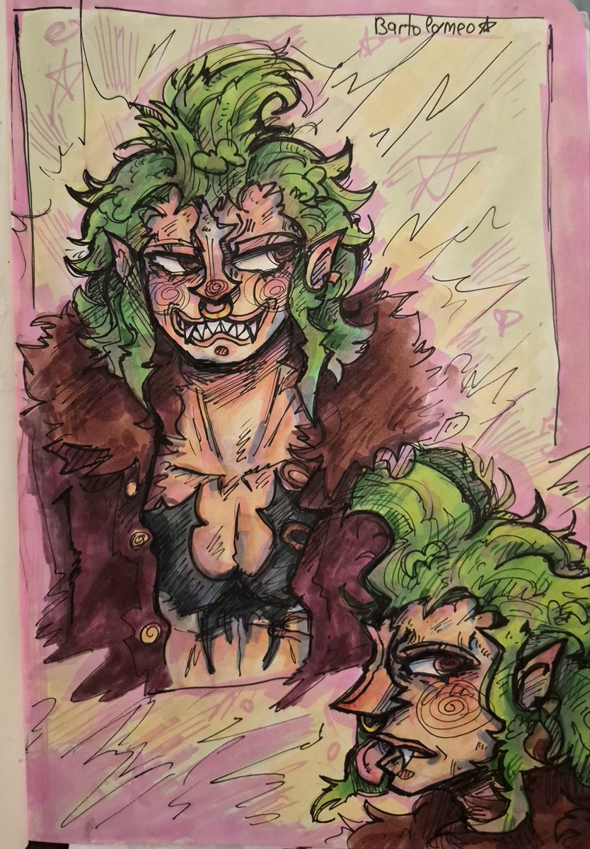 0_Blue__Night_0's tweet photo. Barto  💚
#onepiece #bartolomeo #drawing #barto https://t.co/LVgj7TnslK
