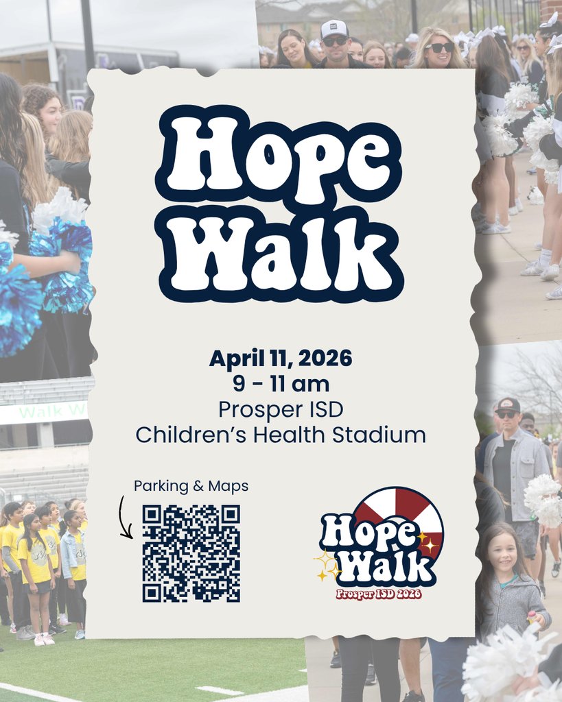 hugheselem's tweet photo. 💛 Hope Walk 2026 is this Saturday, April 11, at Children’s Health Stadium from 9-11 AM! 🌟Join Hope Squads from across our district as we raise awareness for mental health and celebrate the well-being of every student and community member. Swipe to view parking maps. https://t.co/Ai3nEFEjZz
