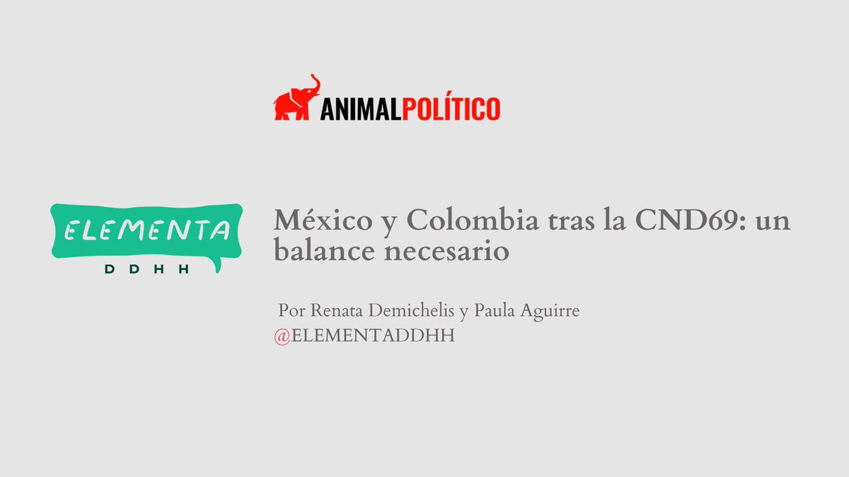 Elementa DDHH tweet media