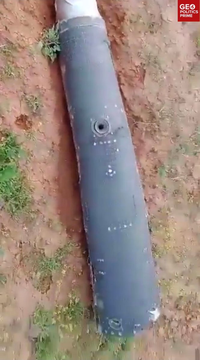 PN4India's tweet photo. 🚀 THAAD debris found in Syria — a major blow to the US!

Not just missile wreckage, but a potential leak of top-secret technology.
If this falls into the wrong hands, the game could change. #WorldWar3 #Israël https://t.co/heTPuQc0xm