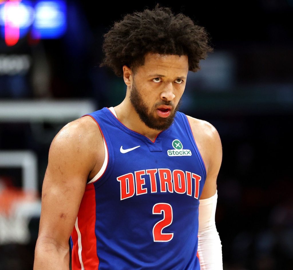 the_det_times's tweet photo. Cade Cunningham has been listed QUESTIONABLE for tomorrow’s game 👀 https://t.co/VqMj5YMCaV