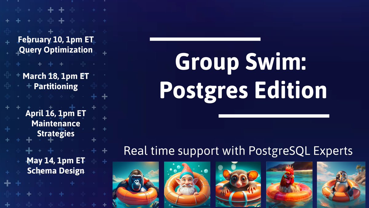 PostgresConf tweet media