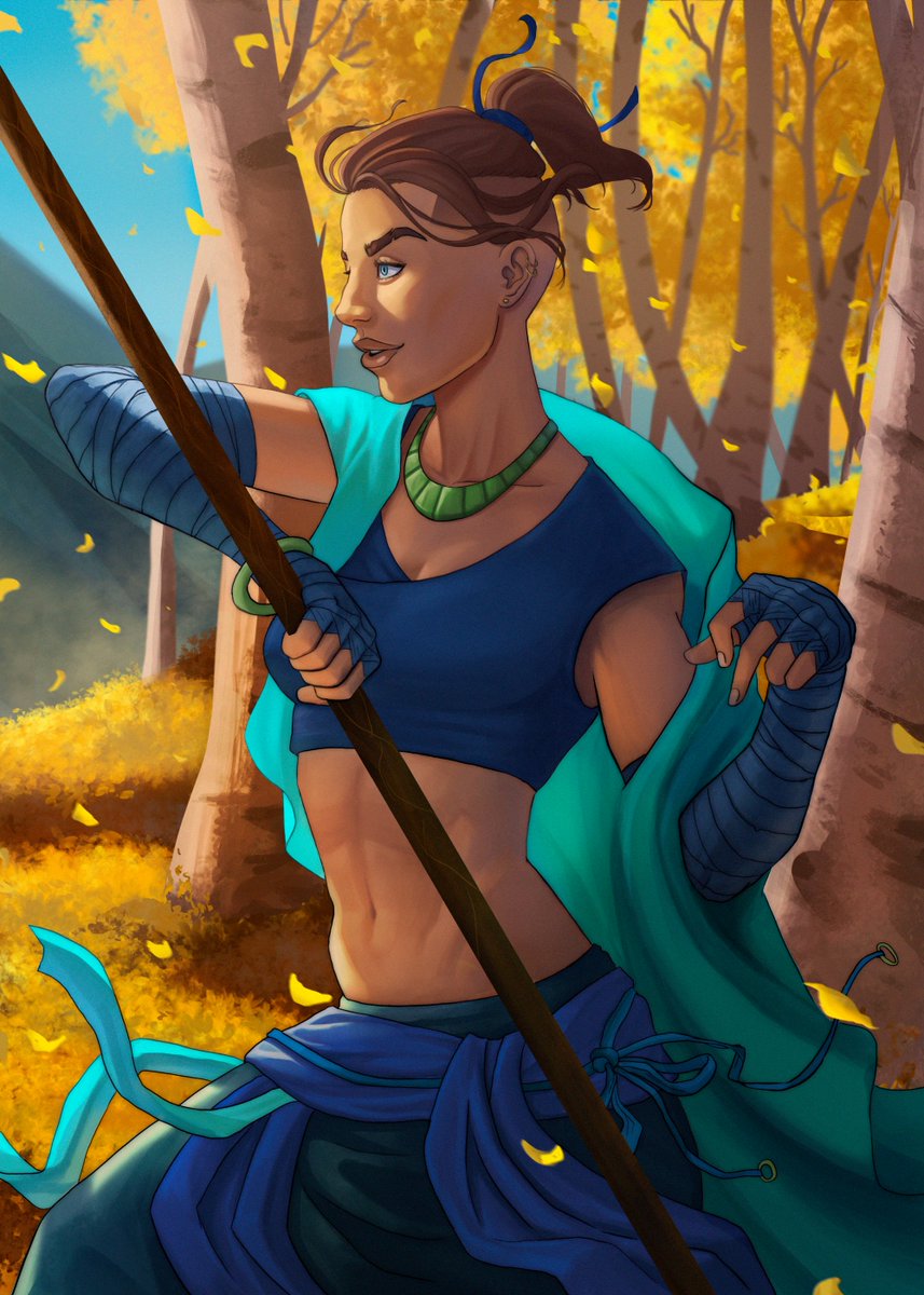 Joaogoak's tweet photo. just finished mighty nein
so yeah… I drew beau
tarot version vs normal version
which one wins?

#CriticalRole #MightyNein https://t.co/veDwcENvXN