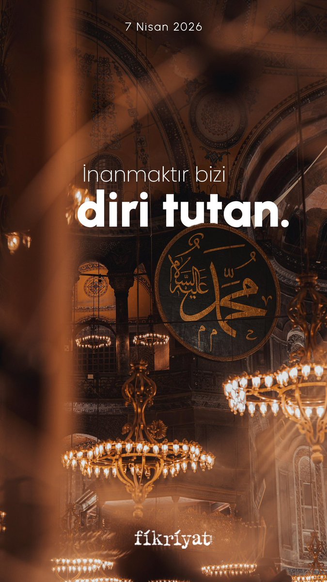 fikriyatcom's tweet photo. "İnanmaktır bizi diri tutan." https://t.co/PxMKmckPxB