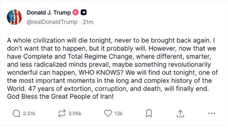 bkenes's tweet image. No check!

No balance!

The end of American civilization?

#ImpeachTrump