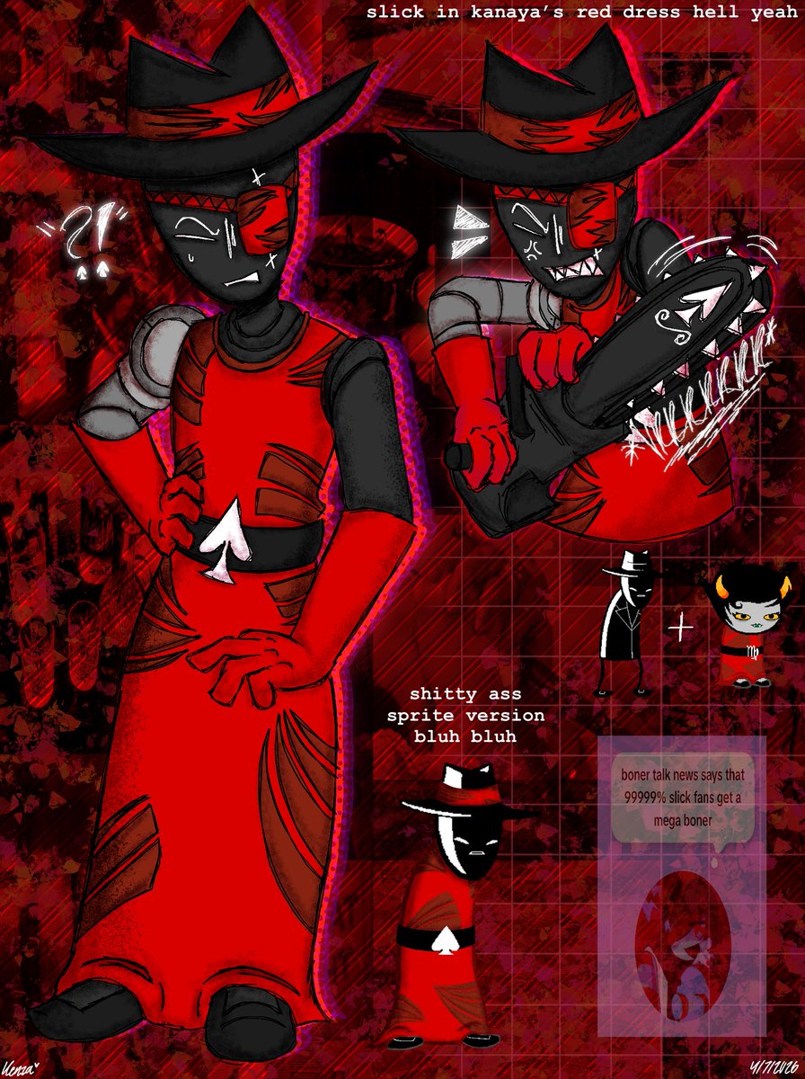 ex0t1cech0's tweet image. i’m bored bro!!
eyepatch is not there because it’s pre-eye stab okay i totally didn’t forget about it
#homestuck #midnightcrew #spadesslick
