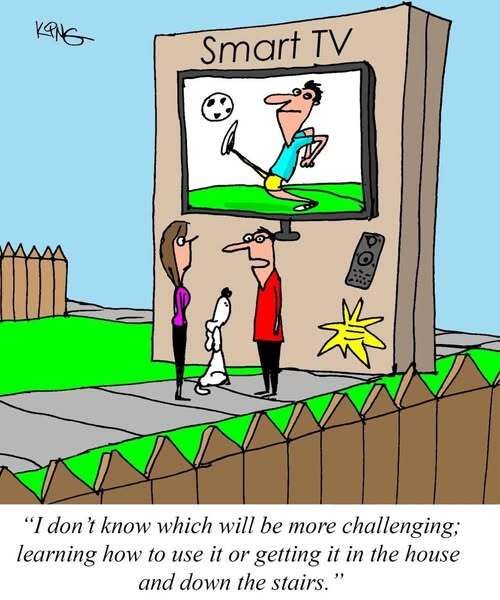Nothing challenging about buying a new TV with us! Let us deliver and install it for you, and we’ll show you how to use it before we leave.