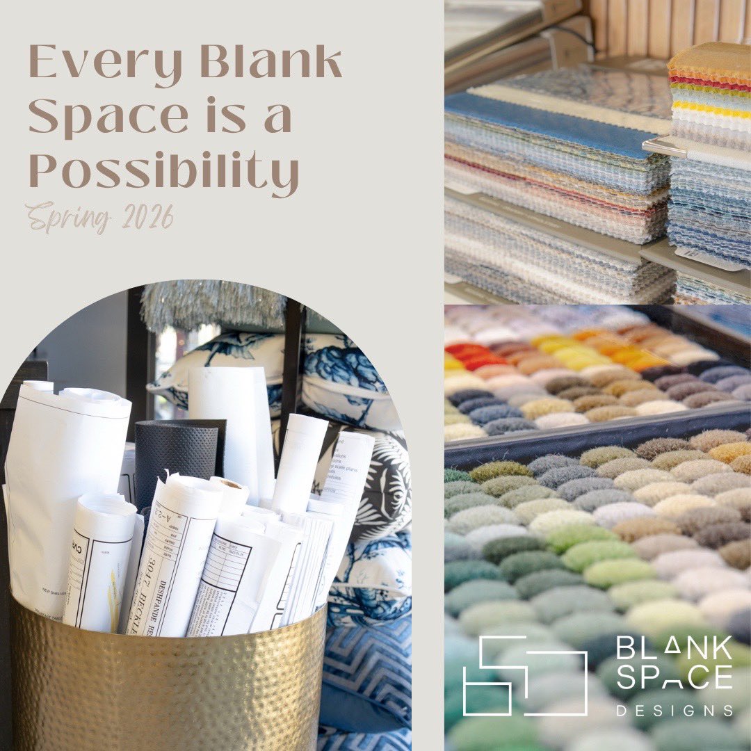 blankspacedsgn's tweet image. Spring is the season of possibility. And we’re stepping into ours.

Stay tuned for something new from Blank Space Designs.

blankspacedesigns.com
Hashtags: #InteriorDesign #BlankSpaceDesigns #SpringDesign #LuxuryInteriors #DesignInspiration