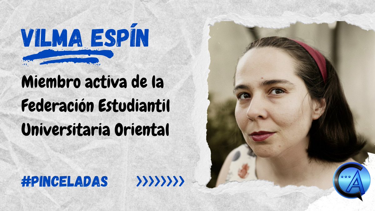 enediel_mp's tweet photo. Hoy en #Pinceladas: #VilmaEspín 
Mira los detalles en WhatsApp: https://t.co/RrXOkutdeJ

#VilmaVive
#MujerCubana
#MujeresEnRevolución https://t.co/pm8G5jUmRP