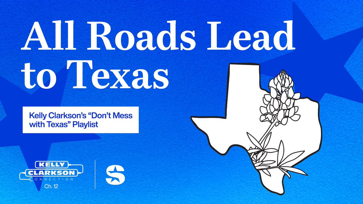 kellyclarkson's tweet image. My ‘Don’t Mess with Texas’ playlist is available on @SIRIUSXM ch. 12. Link: sxm.app.link/KellyClarksonI…