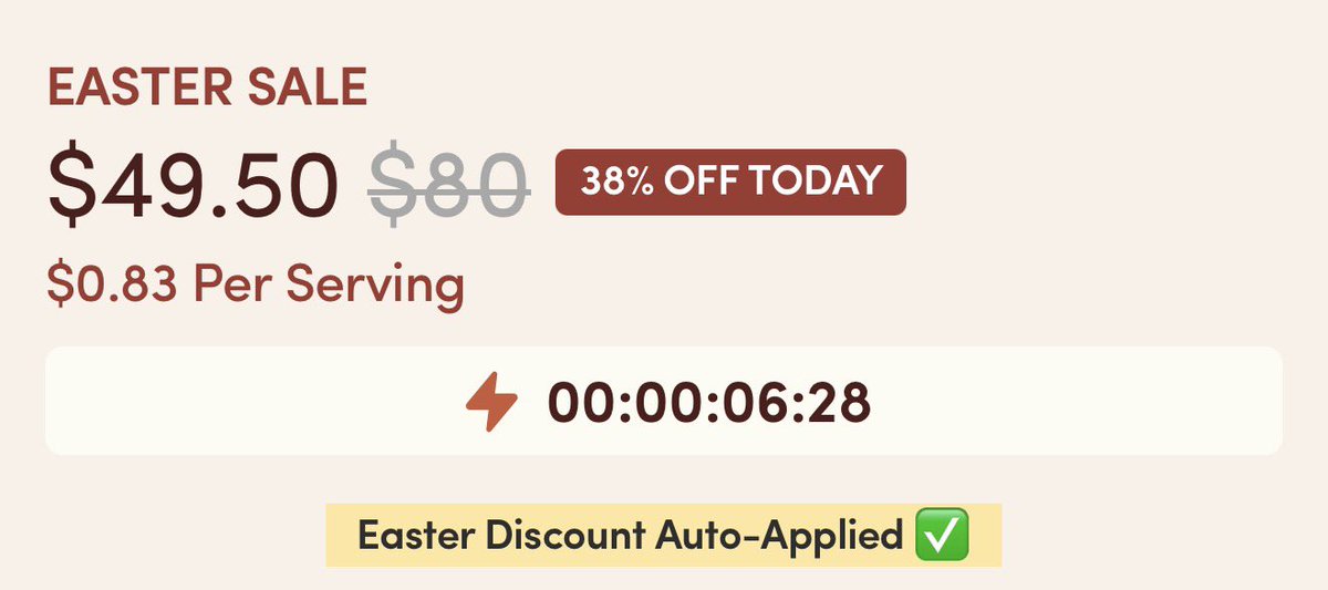 Personal opinion: don’t run “limited-time” deals that are basically always there. Same with reduced tags or “sale” prices that never really change, just dressed up under a different name. That kind of stuff slowly chips away at trust.