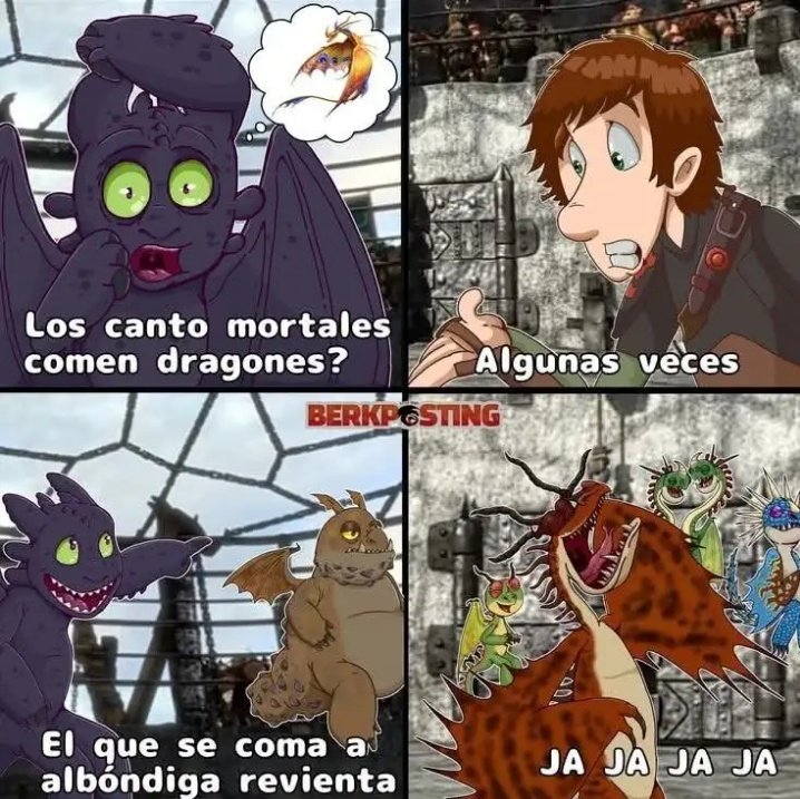 Un meme de como entrenar a tu dragón.

Pidan un deseo.