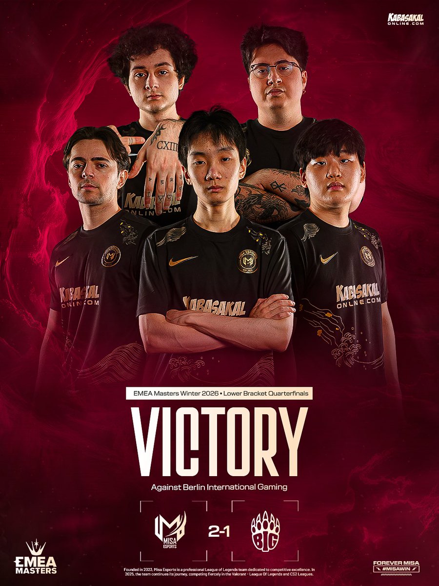 Misa Esports tweet media