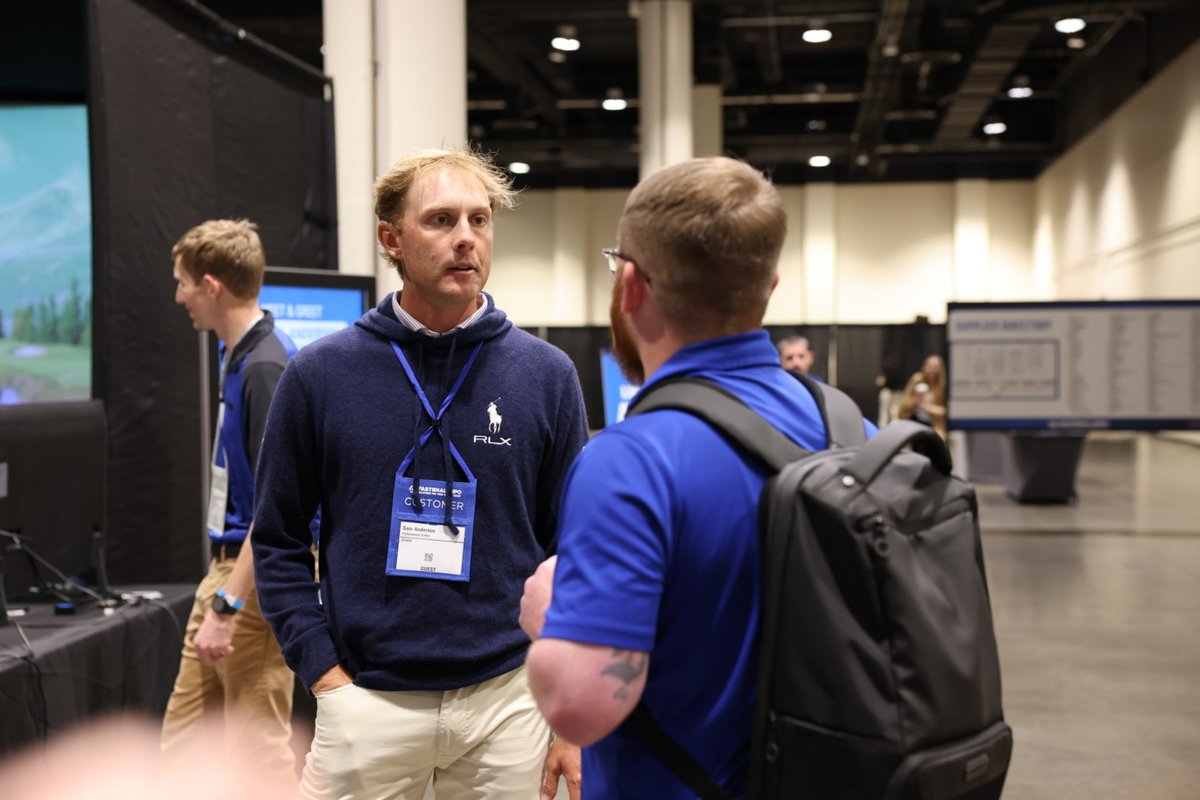 FastenalCompany's tweet photo. Excited to have Sam Anderson as a part of our @Fastenal’s Customer Expo! Sam is a professional golfer on the @KornFerryTour, a key ambassador for our brand, and is a popular stop on the floor this year. #Fastenal #BodyGuardbyFastenal https://t.co/O8LEn3ayem
