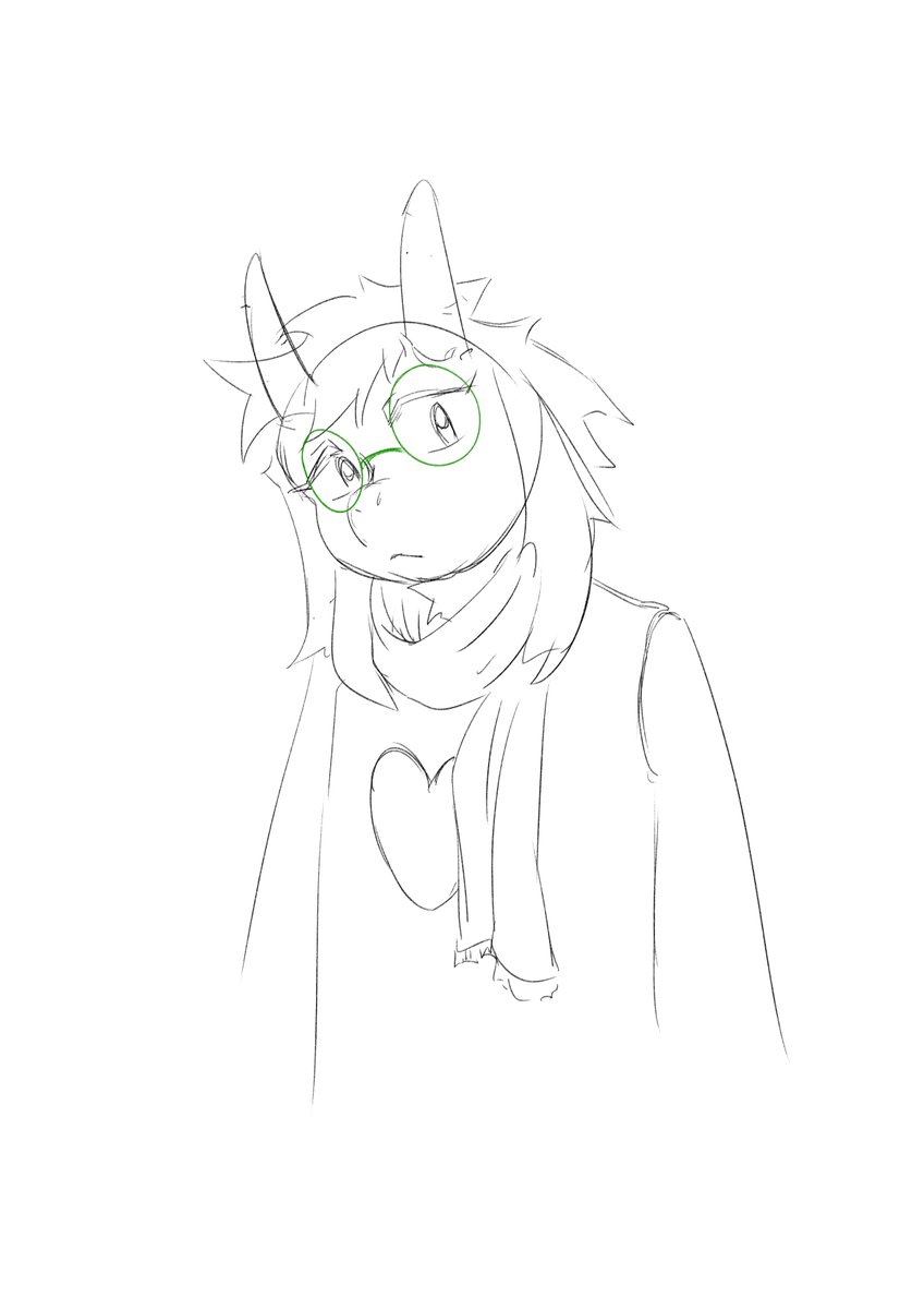 HuiKoni's tweet photo. Ralsei doodle https://t.co/r1YUbudzoJ