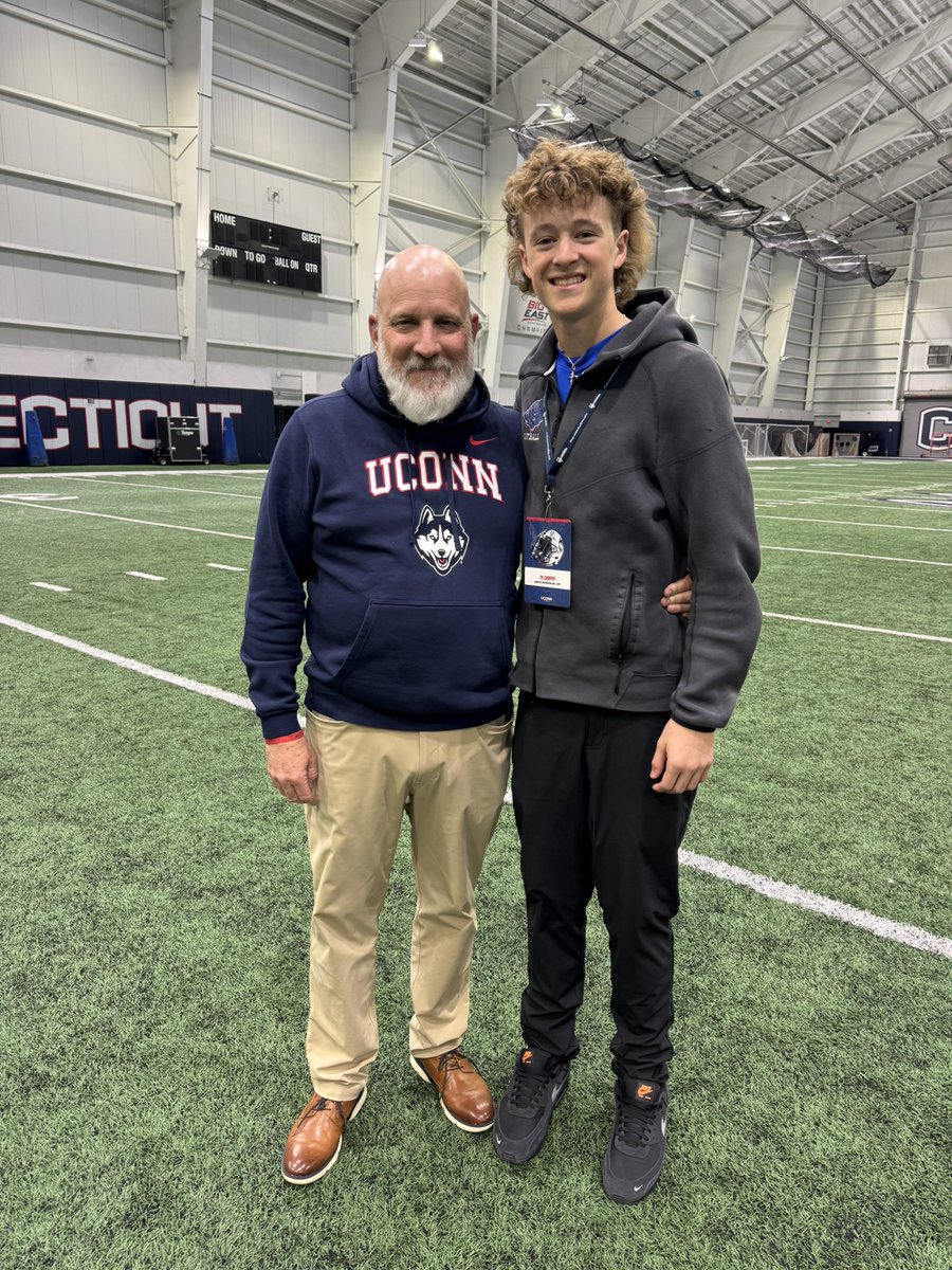 Ty_Griffey13's tweet photo. After a great conversation with @CoachRWeiner I am thankful to have received an offer from @UConnFootball! Go Huskies!! 
@CoachCandle @xfactorQB @HSEFootball @SpencerFox7_ @SWiltfong_ @Bryan_Ault 
#relentless https://t.co/LWzacynebI