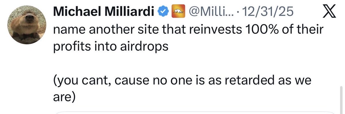 Michael Milliardi tweet media