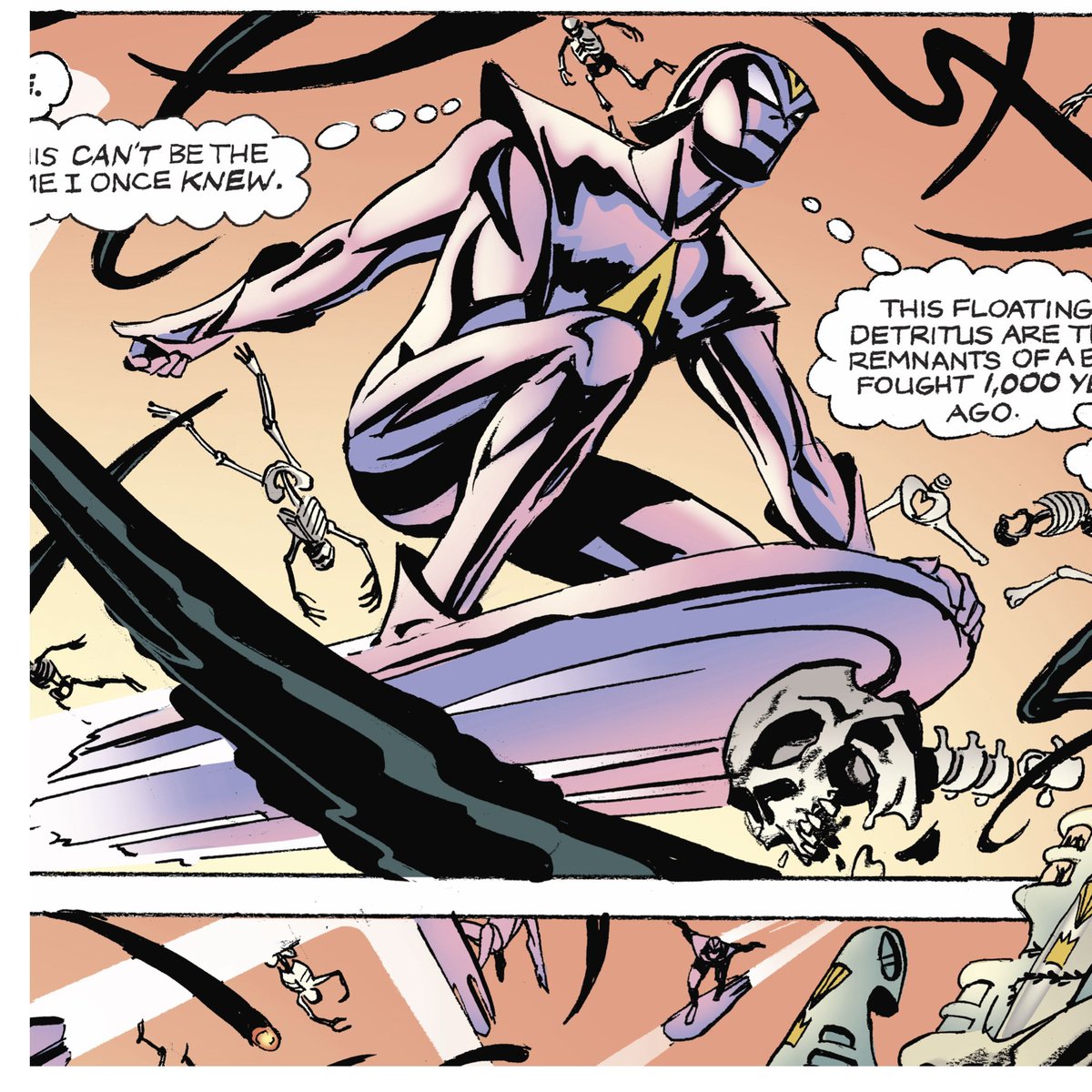 steverudeart's tweet image. From raw structure to controlled finish.

You’re not just seeing a page. You’re seeing decisions layered over time.

This is where the craft lives. Join us in bringing this oversized hardcover edition to life
SteveRude.com/ThuneworldAE

#Nexusthecomic #Comicart #Artprocess