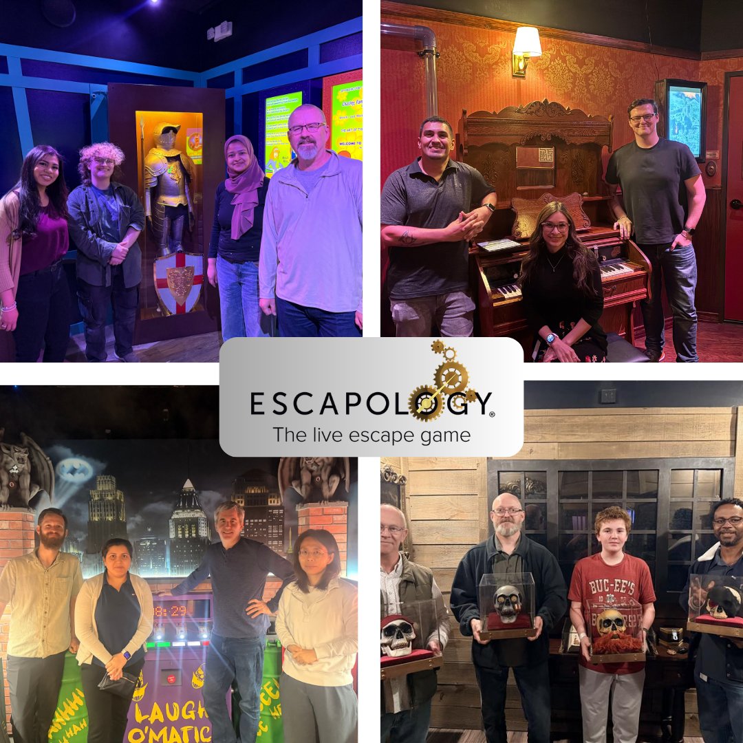 AmazingMagnets's tweet photo. Escapeology ✔️
Teamwork ✔️
Laughs ✔️
Great Thai food ✔️
Solid team outing all around 🧩
#TeamBuilding #OfficeFun #Teamwork #CompanyCulture https://t.co/TuZehpyFvD