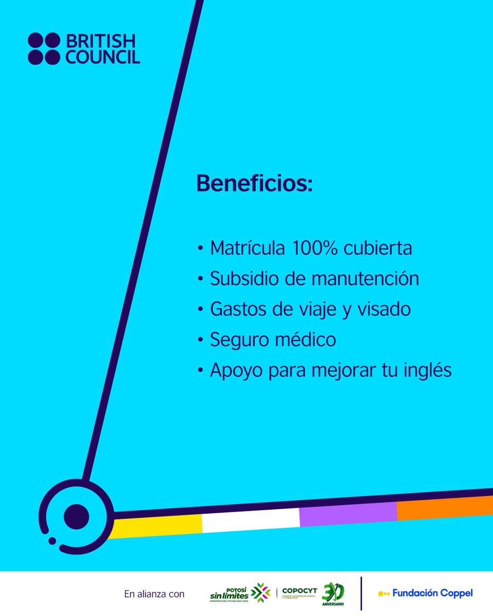 COPOCYT's tweet image. ¿Quieres llevar tu carrera al siguiente nivel? 🎓🇬🇧
Estudia tu maestría en Reino Unido con Mujeres en STEM.Incluye: colegiatura 100%, manutención, vuelo redondo, visa y seguro médico. ✨
¡Aplica ahora! 👉 bit.ly/4szb8Fw
#MujeresEnSTEM #WomenInSTEM