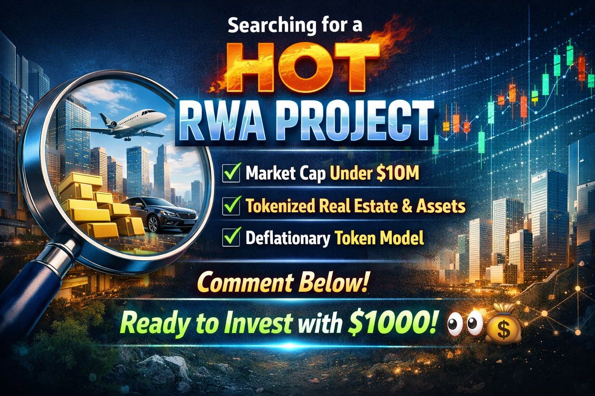 Cryptech_Sam's tweet image. I am searching for a #RWA project with a market cap under $10M that has already tokenized real estate or other valuable assets &amp;amp; has a deflationary token model.

If you know any, comment below I might buy with my spare $1000 if I find real potential.👀💰

#Tokenization #Bitcoin