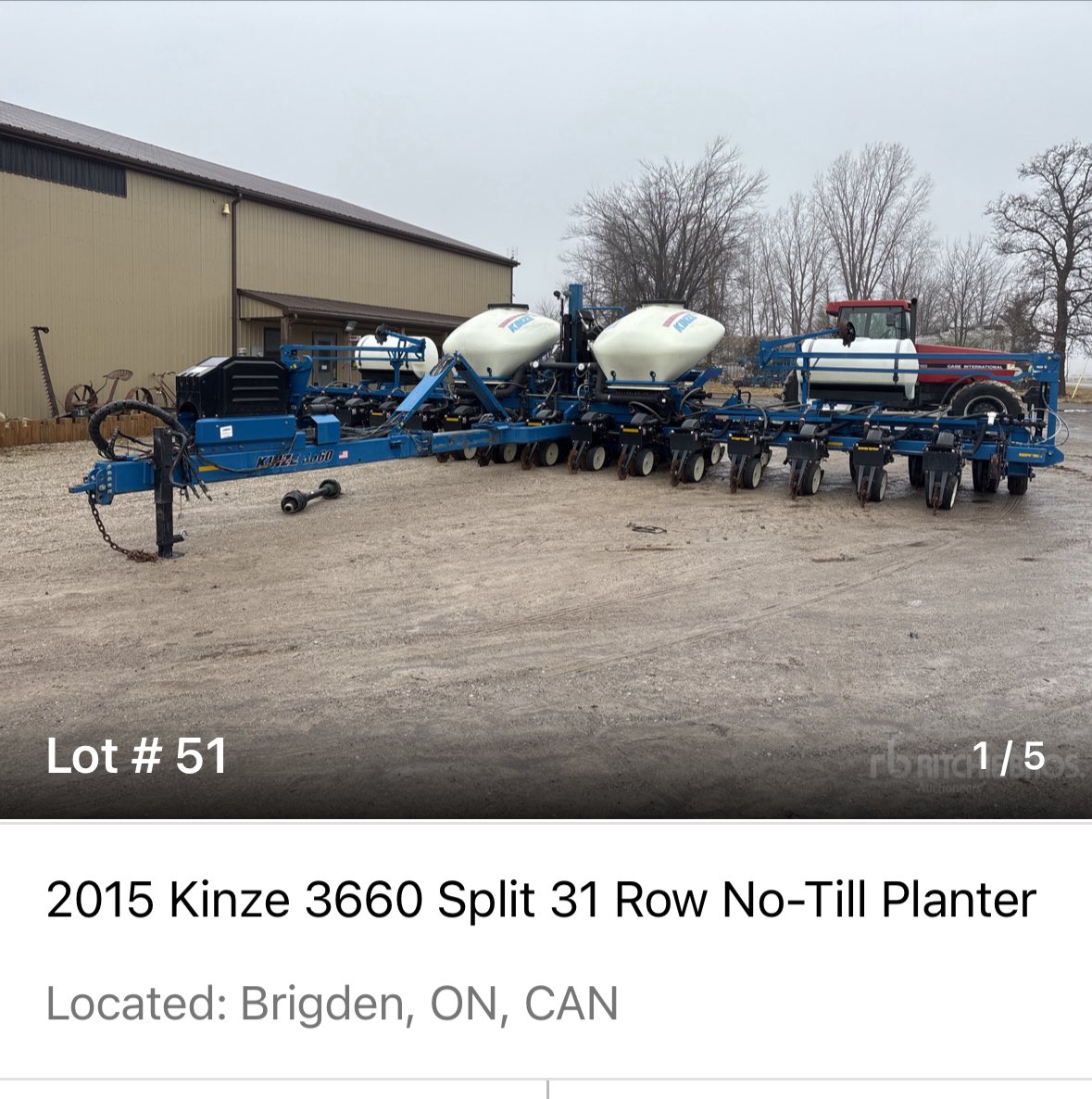 BrookeDoyle_'s tweet photo. A nice planter for sale coming from a local farmer out of Chatham Kent  located here at our @RitchieBros sale in Brigden Ontario. 

Sale ends tomorrow Wednesday April 8th https://t.co/3v9KkJeQ1D