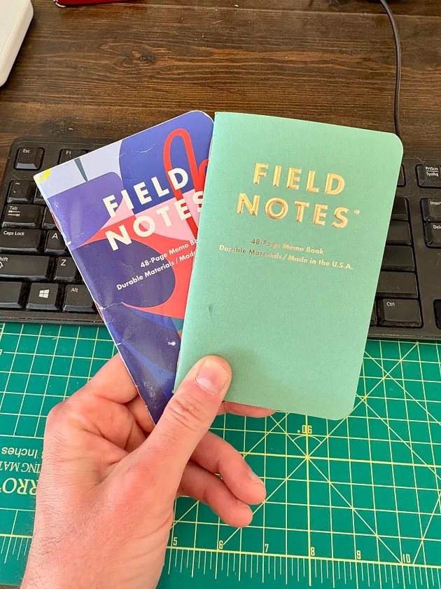 markragland's tweet photo. It’s always a good day when I get to start a new @FieldNotesBrand notebook https://t.co/A35axWMhJT