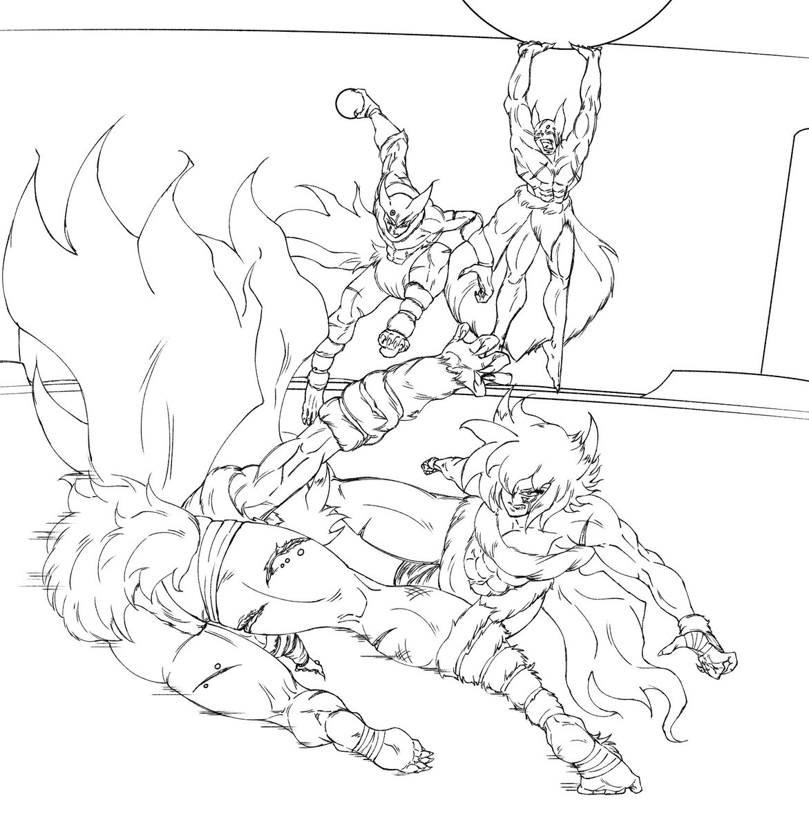 StevenSwilley's tweet photo. Another WIP. The naio arenas can get brutal. 
#sketch #wip #original #Aphelion https://t.co/m0Wd4LPL4r