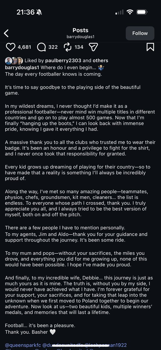 TalkingWolves's tweet image. All the best to former Wolves player and Championship winner Barry Douglas who has announced his retirement from professional football. 🏴󠁧󠁢󠁳󠁣󠁴󠁿 🐺 

#WWFC | #Wolves