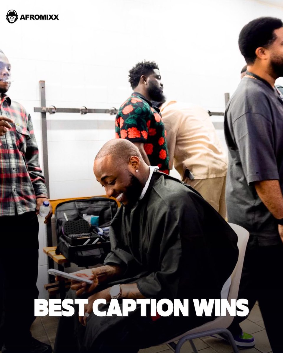 afromixx's tweet image. Beat caption wins 👀

#davido #burnaboy #djtunez #wizkid