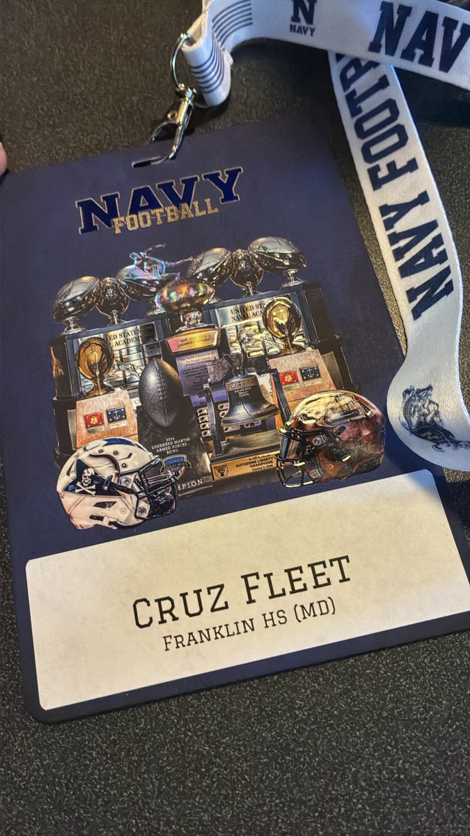 CFleet_'s tweet photo. Thank you @NavyFBrecruit for the spring practice invite! Had a great time thankful for the opportunity. @CourtneyWeiner2 @AnthonyZehyoue @Syrusamirian2 https://t.co/fDFuHgZWoH