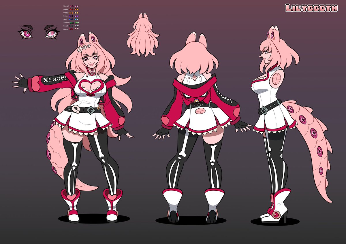 kinkymation's tweet photo. A New ref for Lilyggoth! More alien more tentacles and more Pink thing!!!
and OFC if y'all wanna make anything and want me to see it, use the PinkThingArt tag! Love you Things! https://t.co/PML4Hgdqsn