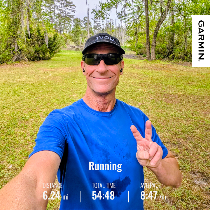 geoffcbrown's tweet image. Solid Run.🏃 Really liking the 7:25/mi pace I hit &amp;amp; maintained for a bit at the end! 😎✌️ #MOVE