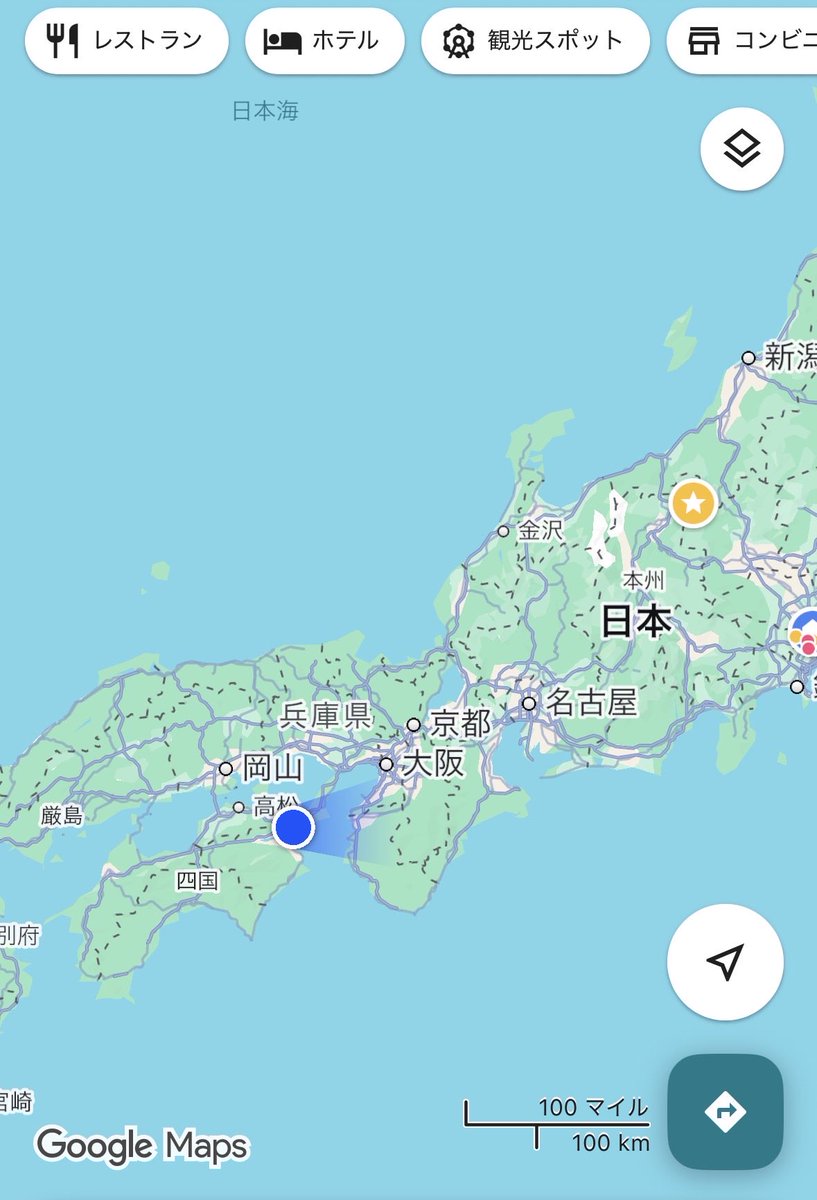 hoku19970710's tweet photo. ついに四国に上陸 https://t.co/7vJDeJqLuZ