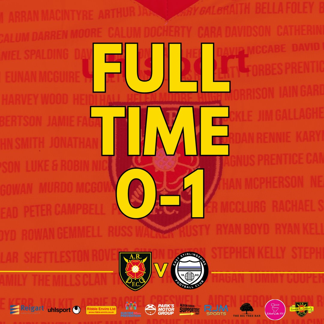 albionrovers's tweet photo. FULL TIME' | 🇲🇰 1-0 ⚫️⚪️ |

And the game comes to an end following that chance from Nathan Brown. 

Thanks to all fans who attended tonight's game, including the fox, we wish all @TheShireFC fans a safe journey home!

We'll be back in action on Friday night, away to @WeeJambos!

#ARFCOKAY🇲🇰