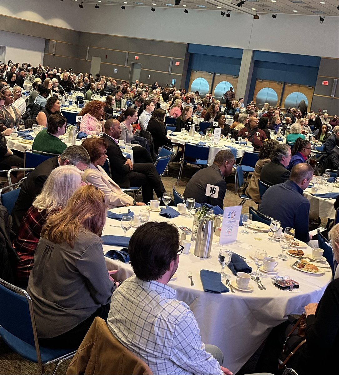 AkronRoundtable's tweet photo. What an incredible day to be in the room at with Paul Tazewell, a sold out crowd, and generous sponsors. Many thanks to all for continuing to support Akron Roundtable in our 50th year! You’ll want to hear/watch the broadcast on @Ideastream @wrpbs @WVIZ - see website for details https://t.co/daYziEsa3t