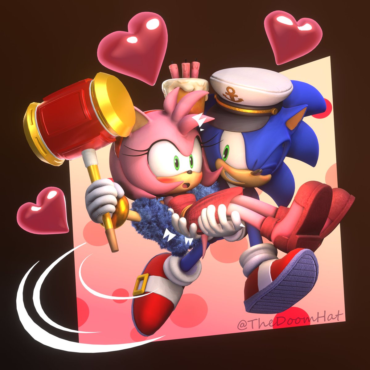 IT'S MY BIRTHDAY! 

WE PLAYING SONIC GAMES ALL DAY (Actually I think we do that most days) 

BUT WE READING BIRTHDAY MESSAGES AND SONIC AND AMY ARE GOING TO MAKE OUT!

Thank you again <a href="/TheDoomHat/">Doom Hat🎩</a> for letting me share this render! 

twitch.tv/calliemacn