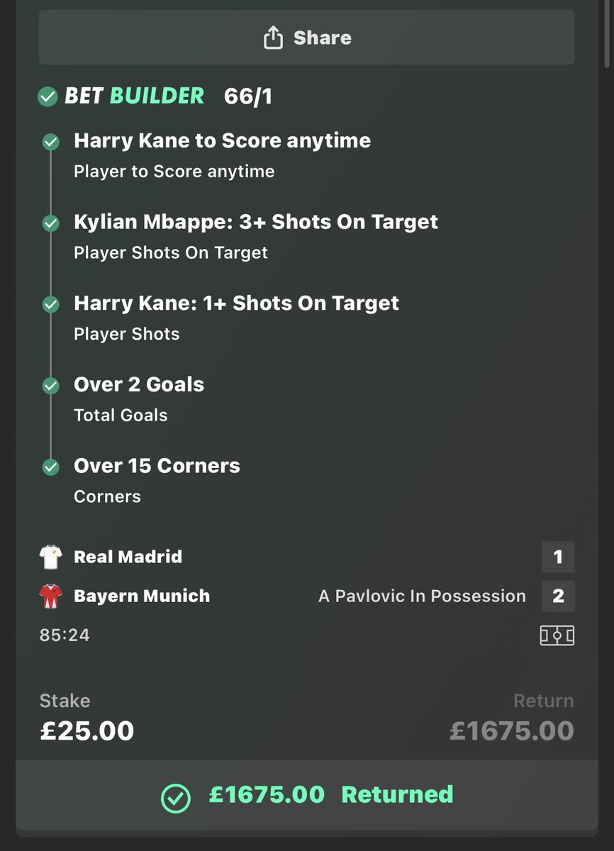 OMGGGGGG 66/1 UCL BET BUILDER LANDS 😍😍😍😍😍

WE ARE GIVING 10 PEOPLE WHO RT &amp; LIKE £100 EACH 🤯🔥🔥🔥

CHECK COMMENTS 👀👀👀