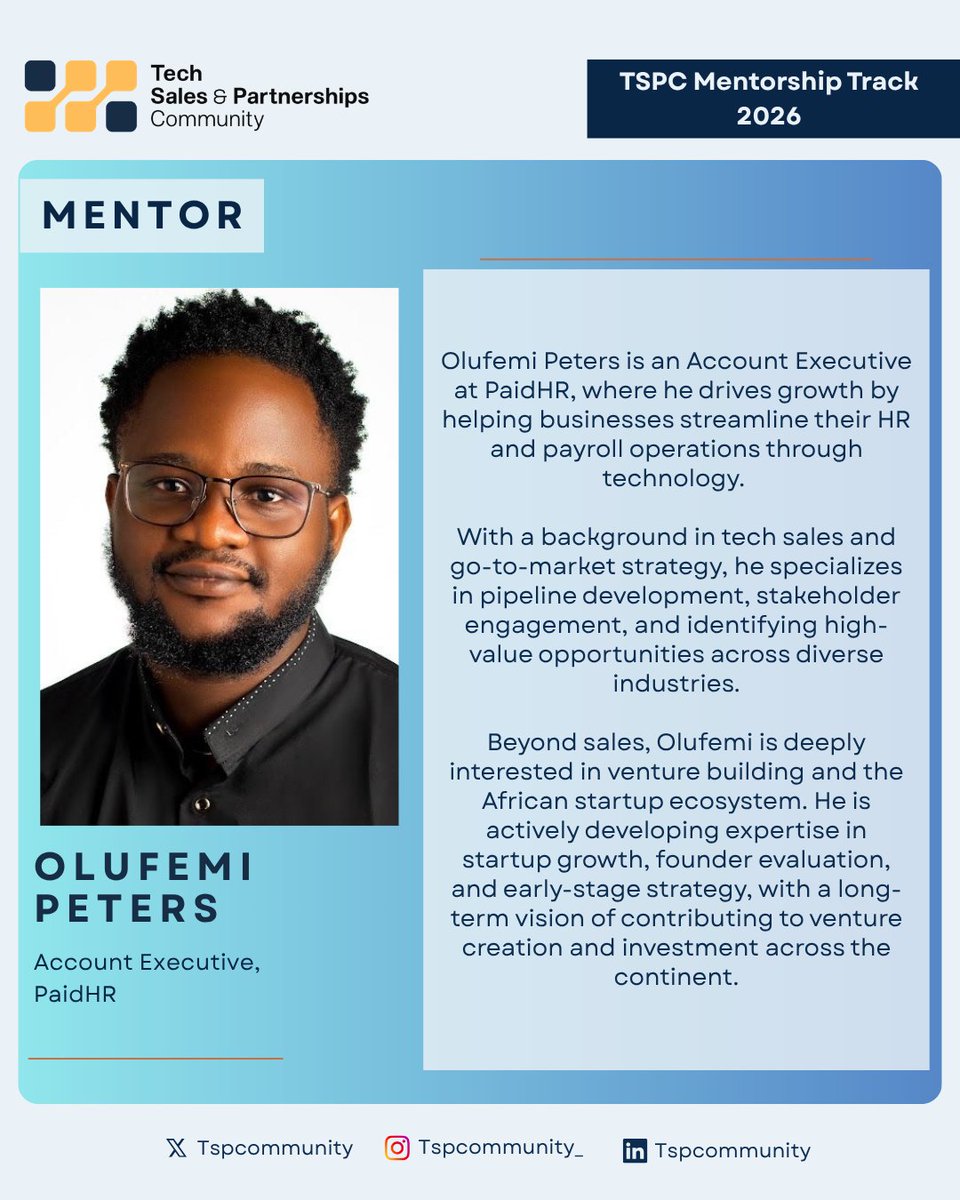 Tech Sales & Partnerships Community (TSPC) tweet media