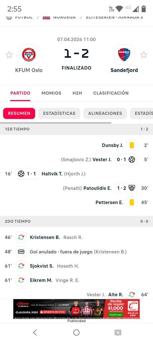 LosPicksdelCap's tweet photo. Un gol anulado a kfum y otro al arsenal me arruinaron todo el pinche día... A lo q sigue https://t.co/wAJ0ffUTqO