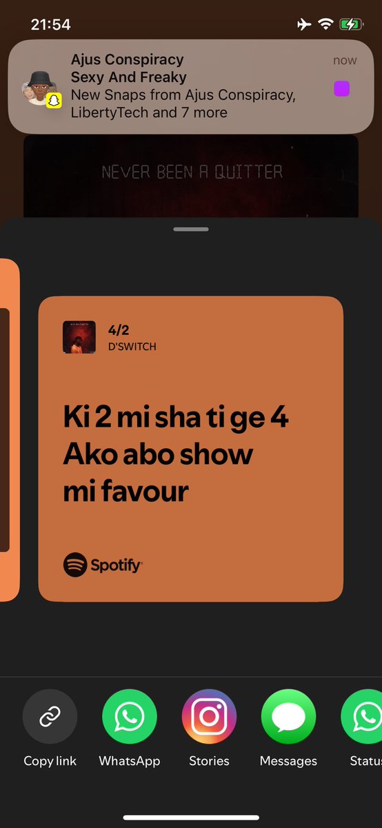 Officialdswitch's tweet image. I had a shitty day today, I feel overwhelmed, exhausted and tired 😪 
I’ve been listening to this song for over 30mins on repeat, I couldn’t stop the tears fuck! 

Over to you God, I don leave am for you 🤲🏽