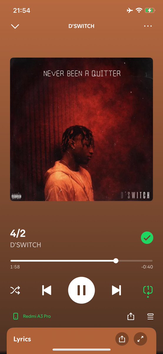 Officialdswitch's tweet image. I had a shitty day today, I feel overwhelmed, exhausted and tired 😪 
I’ve been listening to this song for over 30mins on repeat, I couldn’t stop the tears fuck! 

Over to you God, I don leave am for you 🤲🏽