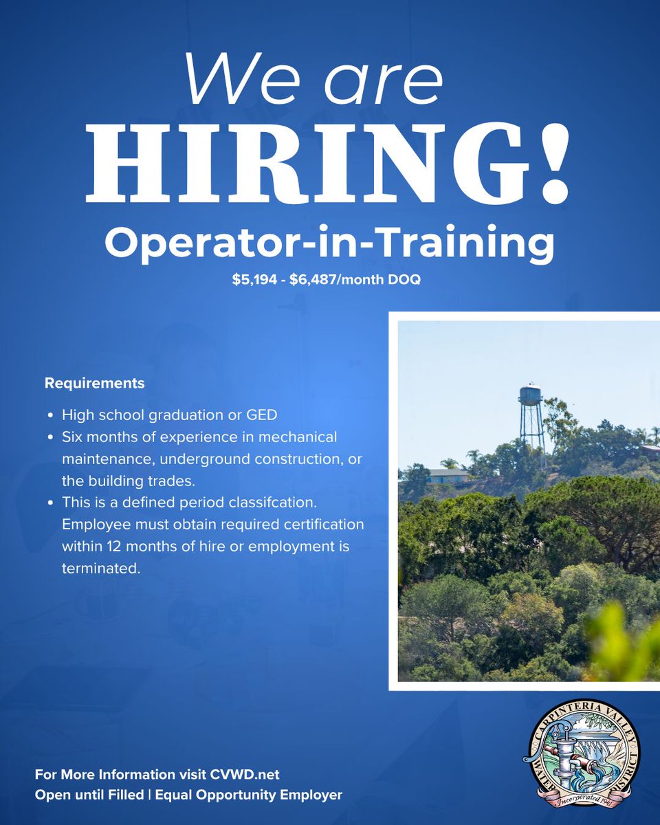 Carpinteria Valley Water District tweet media