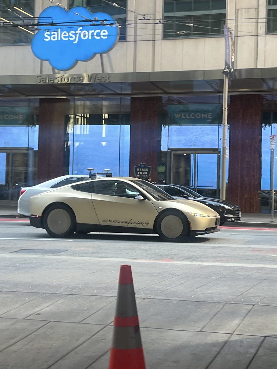 nunaba3's tweet photo. @elonmusk I just spotted a cybercab in San Francisco. Elon I’m impressed. How do I get into one!!!! https://t.co/htp9r9xEmn